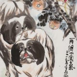 王永剛 三尺《兩個小淘氣》 國家一級美術師（詢價）