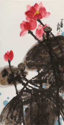 王永剛 三尺《荷塘》 國家一級美術(shù)師（詢價）