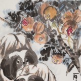 王永剛 三尺《兩個小淘氣》 國家一級美術師（詢價）