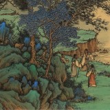 吳顯剛 四尺《幽林深處聽潺湲》 貴州七星關(guān)美協(xié)主席