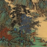 吳顯剛 四尺《幽林深處聽潺湲》 貴州七星關(guān)美協(xié)主席