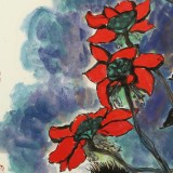 【已售】王永剛 四尺斗方《魚樂圖》 國家一級(jí)美術(shù)師