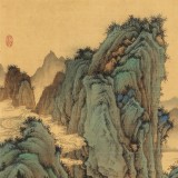 吳顯剛 四尺《幽林深處聽潺湲》 貴州七星關(guān)美協(xié)主席