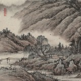 吳顯剛 《春江泛舟》貴州七星關(guān)美協(xié)主席