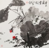 梁景欣 四尺斗方《金玉滿堂》 學院派畫家