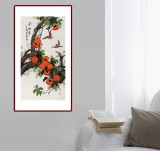 【已售】黃藝三尺風(fēng)水吉利國畫《事事如意》