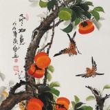 【已售】黃藝三尺風(fēng)水吉利國畫《事事如意》