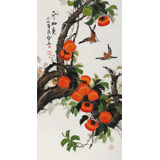 【已售】黃藝三尺風水吉利國畫《事事如意》
