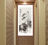 梁景欣 三尺《和為貴》 學(xué)院派畫家