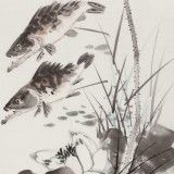 梁景欣 三尺《和為貴》 學(xué)院派畫家