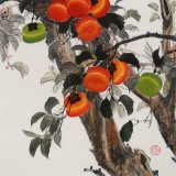 【已售】黃藝三尺風(fēng)水吉利國(guó)畫(huà)《事事如意》