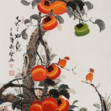 【已售】黃藝三尺風(fēng)水吉利國(guó)畫(huà)《事事如意》