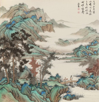 吳顯剛 四尺斗方《晴川意游》 貴州七星關美協主席