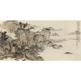 【已售】吳顯剛 四尺《山光積翠》 貴州七星關美協主席