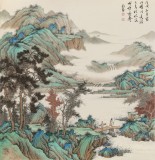 吳顯剛 四尺斗方《晴川意游》 貴州七星關美協主席