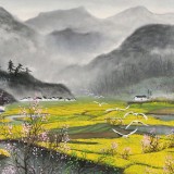 周佑林 四尺《春風十里漫幽香》微信（詢價）價優