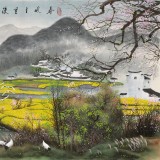 周佑林 四尺《春風十里漫幽香》微信（詢價）價優