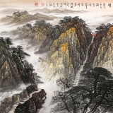 【已售可訂制】李碧峰 小六尺《泰山朝暉》 中國書畫家協會理事