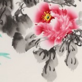 【已售】王偉寧《花香醉人》 青年書畫才俊 河南美協會員