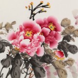 【已售】 王偉寧四尺《富貴吉祥》 青年書畫才俊 河南美協(xié)會員