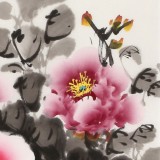  王偉寧 四尺斗方《富貴祥和》 青年書畫才俊 河南美協(xié)會(huì)員