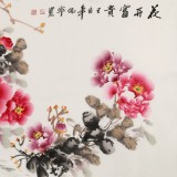 【已售】河南美協(xié)會員 王偉寧四尺《花開富貴》