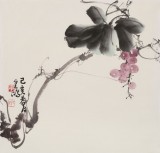 【已售】黃云鴻 三尺斗方《紫氣東來》