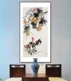 【已售】王寶欽 四尺《吉祥如意》當(dāng)代花鳥(niǎo)牡丹畫(huà)名家（詢價(jià)）