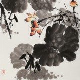 王寶欽 四尺《荷香》當(dāng)代花鳥牡丹畫名家（詢價(jià)）