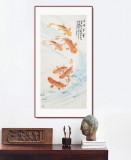 梁景欣 三尺《六順呈祥》 學(xué)院派畫家