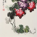 【已售】黃藝三尺風(fēng)水吉利國(guó)畫(huà)《碩果累累》