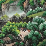 【已售】吳東 小六尺《旭日東升》 著名易經(jīng)風(fēng)水畫家