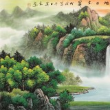 【已售】吳東 小六尺《旭日東升》 著名易經(jīng)風(fēng)水畫家