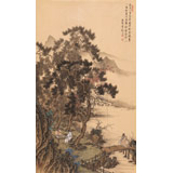 吳顯剛 大三尺《松蔭懷舊》 貴州七星關美協主席
