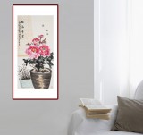 梁景欣 三尺《福蘊華堂》 學院派畫家