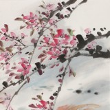 【已售】梁景欣 四尺斗方《魚(yú)樂(lè)圖》 學(xué)院派畫(huà)家