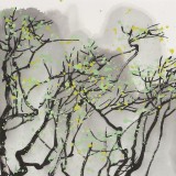【已售】黃云鴻 三尺斗方《春江漁歌》