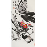 【已售】邢書波 《平安圖》 中美協會員 清華美院創作班導師