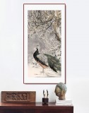【已售】陳薪名《清寒》代表作精品 第六屆全國花鳥畫展金獎獲得者 已裱軸 出版物原作