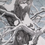 【已售】陳薪名《雪韻》代表作精品 第六屆全國花鳥畫展金獎獲得者