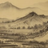 【已售】葛化帥 三尺仿古山水 《湖上春來似畫圖》 千竹書院成員
