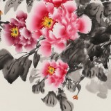 王偉寧 三尺《富貴吉祥》 青年書畫才俊 河南美協會員