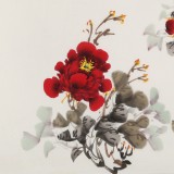 王偉寧四尺《國色天香》 青年書畫才俊 河南美協會員