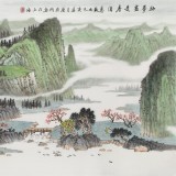 廖崧越 三尺《好夢盡是春消息》 廣西桂林美協會員