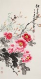 王寶欽 三尺《獨占春風(fēng)》當代花鳥牡丹畫名家（詢價）