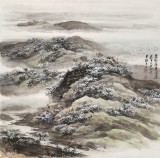 鄒本財 四尺斗方《忽如一夜春風來》 公主嶺市美協常務副主席