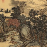 貴州七星關美協主席 吳顯剛 小六尺《竹亭松風圖》