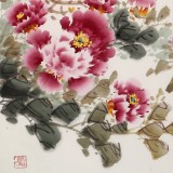 【已售】王寶欽小六尺《花開富貴》當代花鳥牡丹畫名家（詢價）