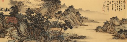 貴州七星關美協主席 吳顯剛 小六尺《竹亭松風圖》