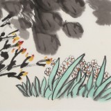 王偉寧《國色天香》 青年書畫才俊 河南美協會員